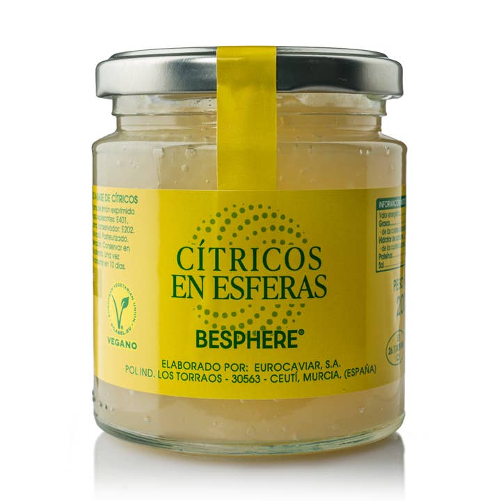 Agrumi in sfere Besphere, 200g, perle, limone, cocktail per la vendita all'ingrosso da parte di Eurocaviar