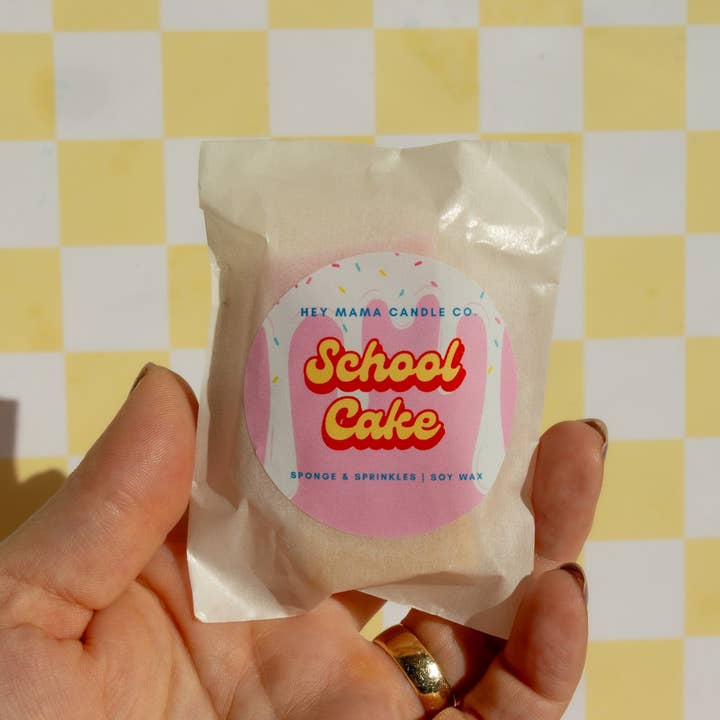 Hey Mama Candle Co. – wholesale Wax melt – School Cake Wax Melts1