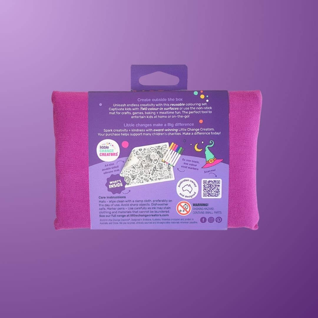 Little Change Creators - Wholesale Colouring and activity book – kids and baby - MAGIC! Mini Reusable Colouring Kit | Gift for Girls4