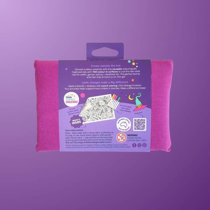 Little Change Creators - Wholesale Colouring and activity book – kids and baby - MAGIC! Mini Reusable Colouring Kit | Gift for Girls4