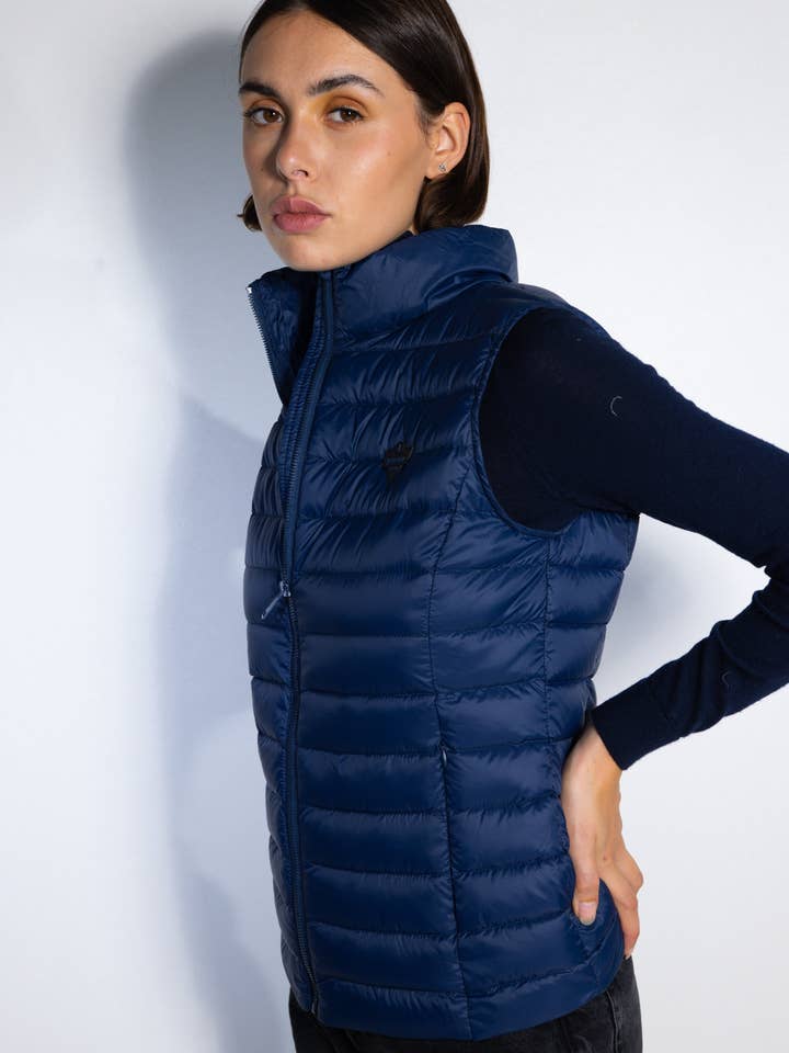 Piumino Jayloucy Lina blu marino per la vendita all'ingrosso da parte di ARTFLOW