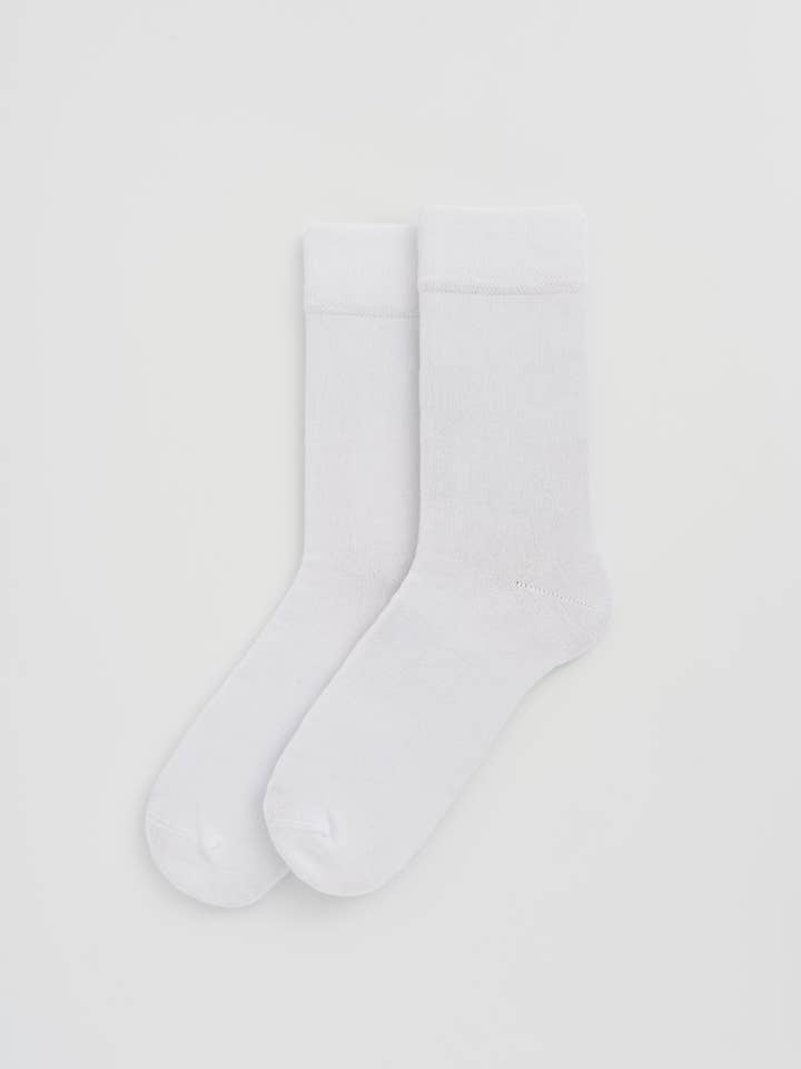 Pairs Socks - Wholesale Socks – Unisex - Clean White Bamboo Socks0
