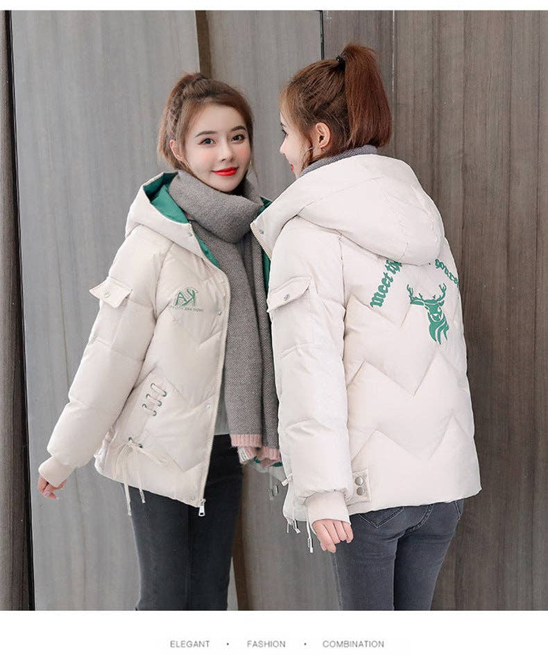 Marayn - Wholesale Puffer Jacket - Women's - Chic 2025 Winter Puffer Jacket Korean Style Warm Loose #243