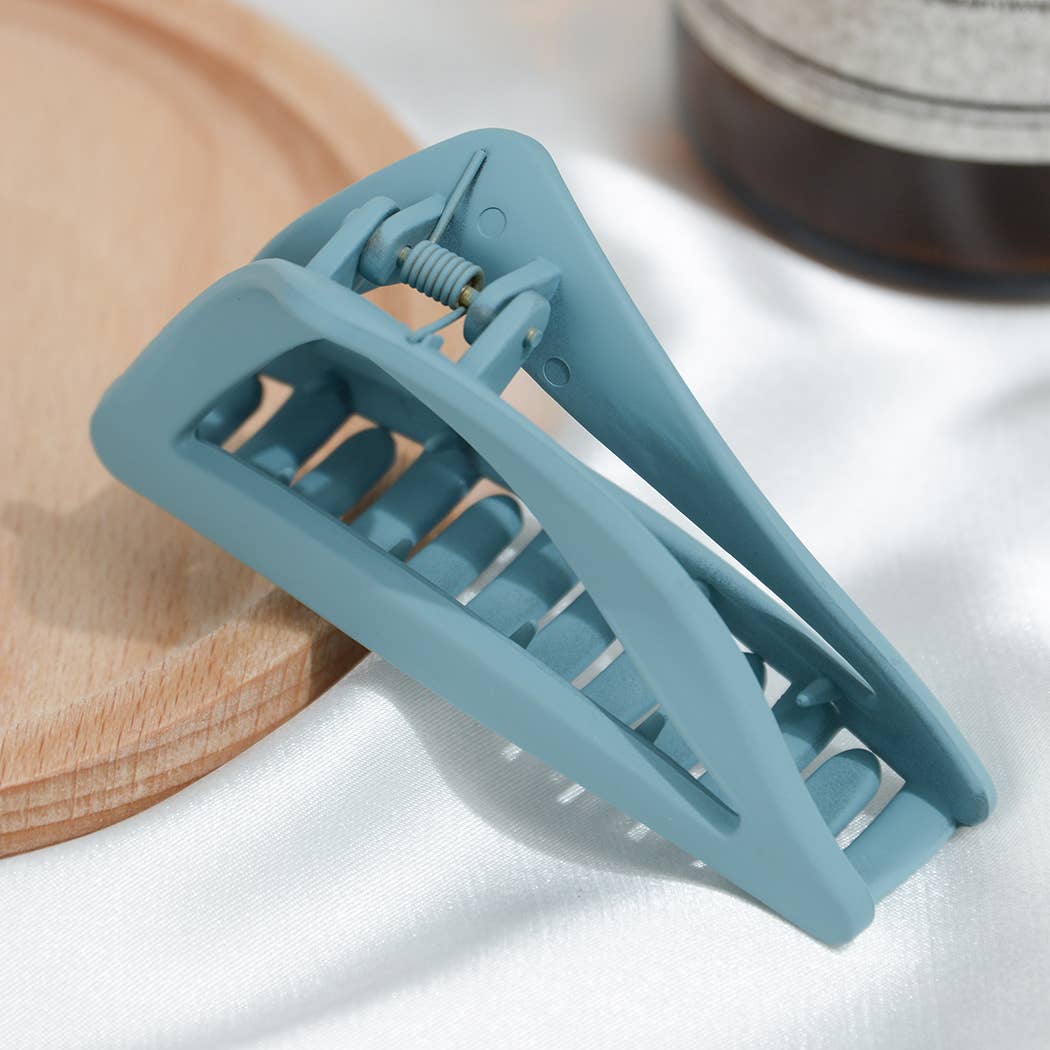 SoapElenGlen - Wholesale Hair Clip - Women's - French Geometric Hollow Triangle Hair Claw Clip17