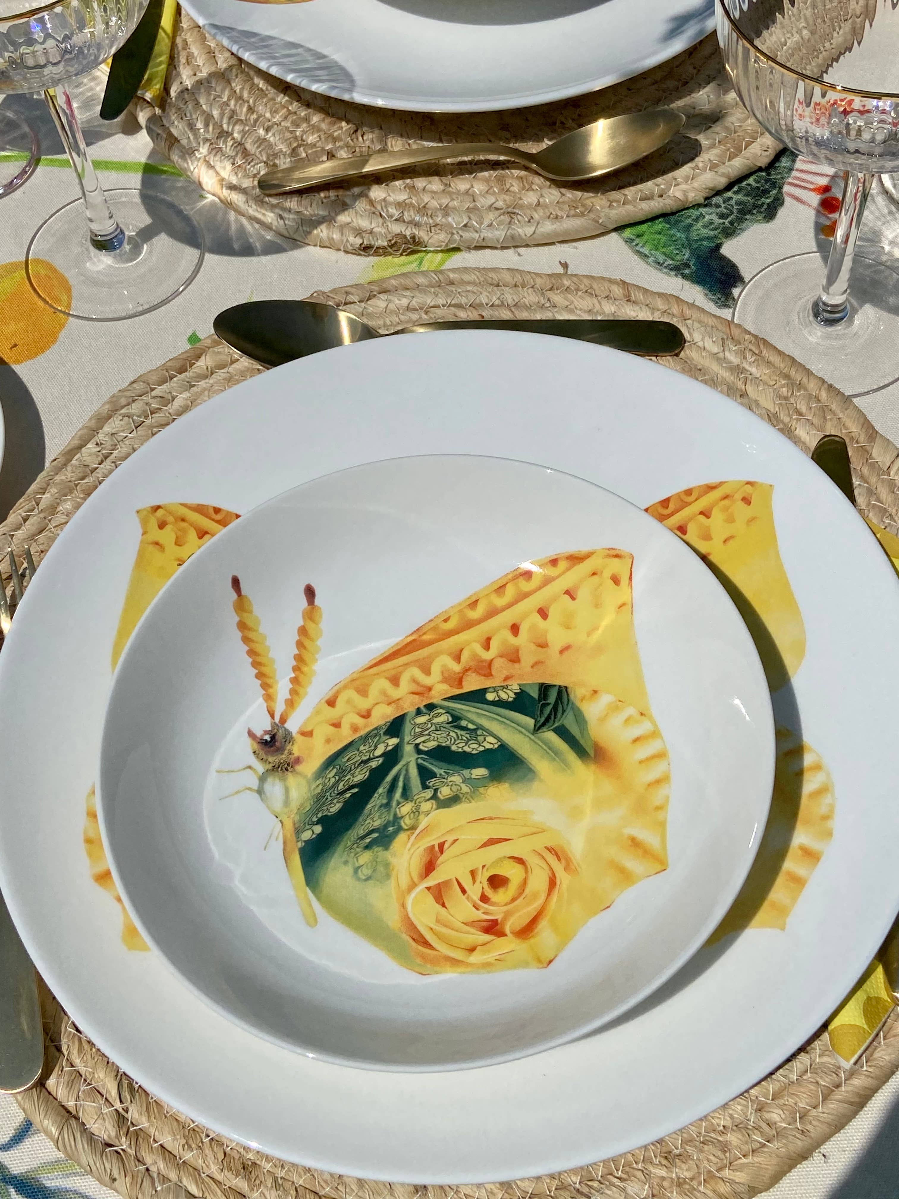 Bordy's - Wholesale Dinner Plate - The Dolce Vita of a Farfalla - Piatti Fondi13