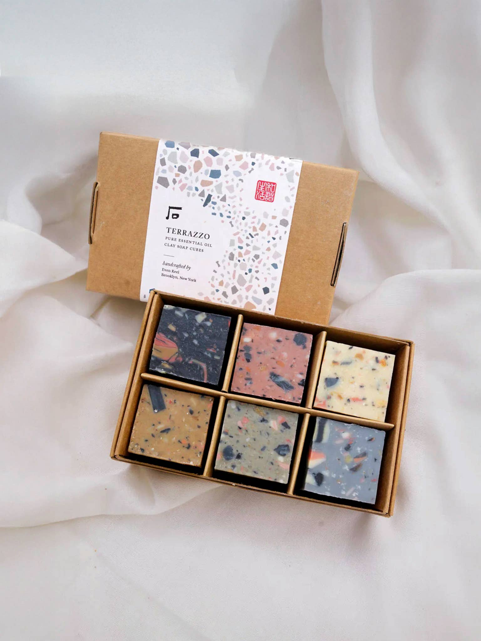 Even Keel - Wholesale Bar Soap - TERRAZZO: Biodegradable Clay Soap Cube Set2