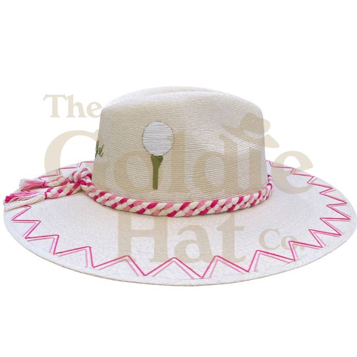 Golf Gal Palm Hat for wholesale by The Goldie Hat Co