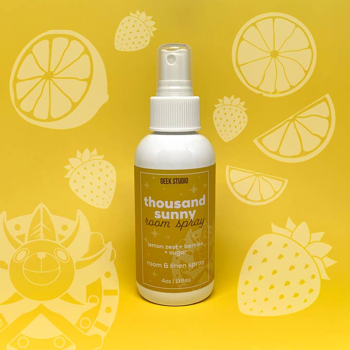 Thousand Sunny Room & Linen Spray - pink lemonade for wholesale by Geek Studio