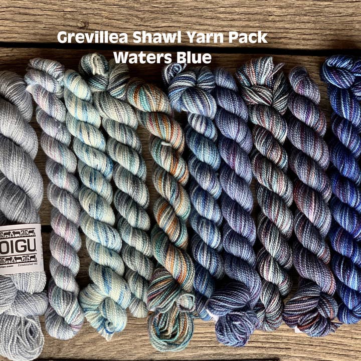 Koigu Wool Designs – Engroshandel Strikke-/hækleartikler – Grevillea tørklæde garnpakker3