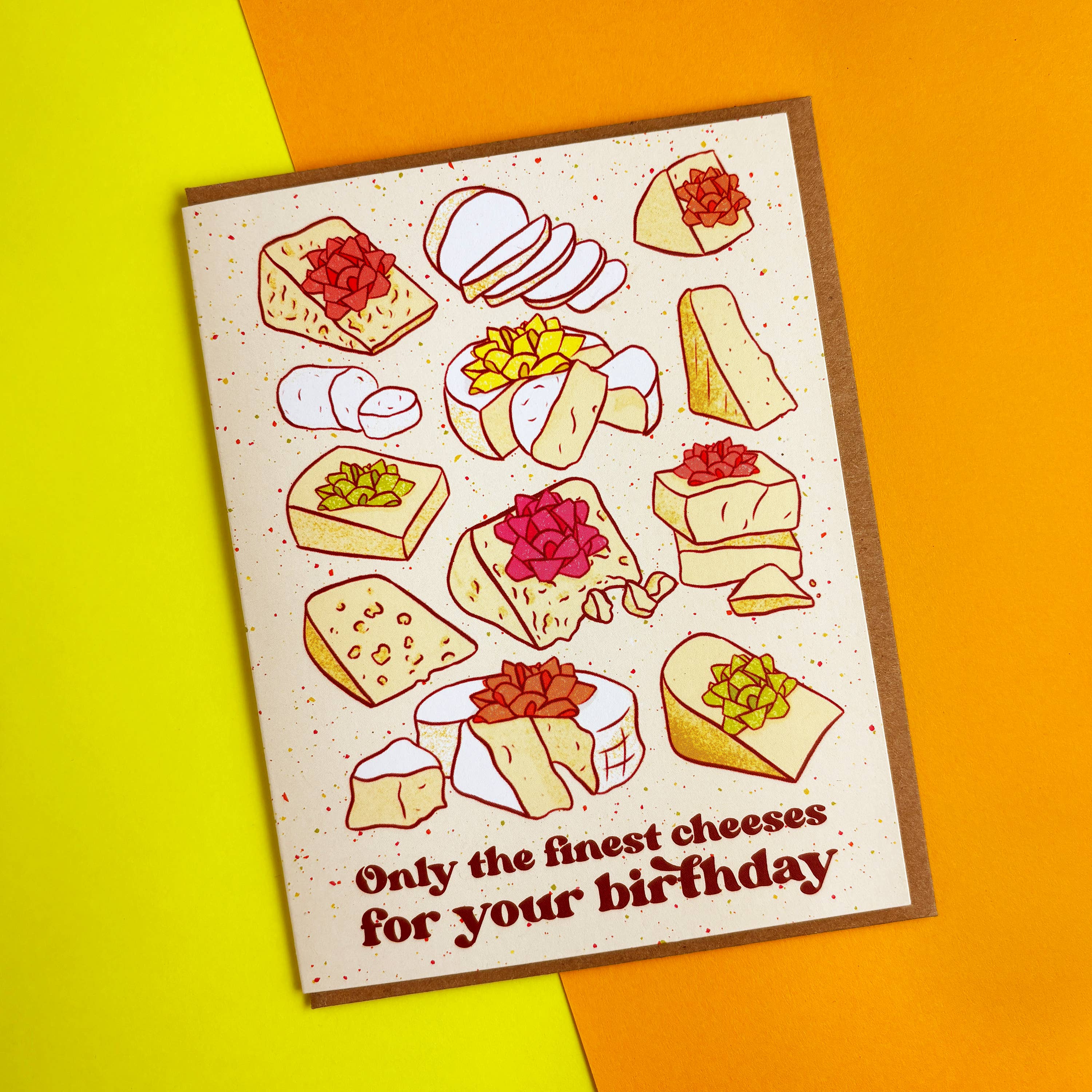 Boss Dotty Paper Co. - Wholesale Birthday Card - Cheese Birthday Card2
