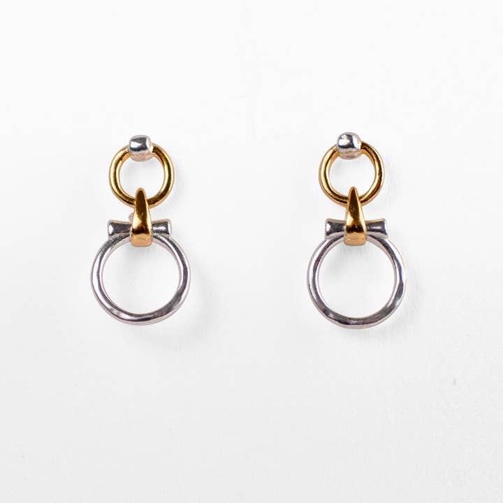 URBAN-EQUESTRIAN - Wholesale Pendant/Charm Necklace - Aikon - Two Tone Equestrian Horse Bit Necklace8