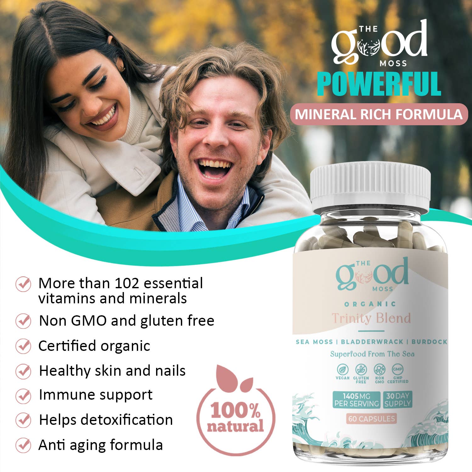 The Good Moss - Wholesale Oral Supplement/Vitamin - Trinity Blend Capsules4
