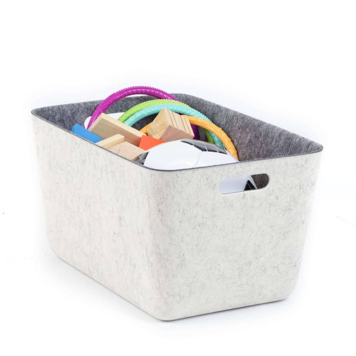 Three by Three Seattle - Wholesale Storage Bin - reSTAK recycled FELT storage medium tall11