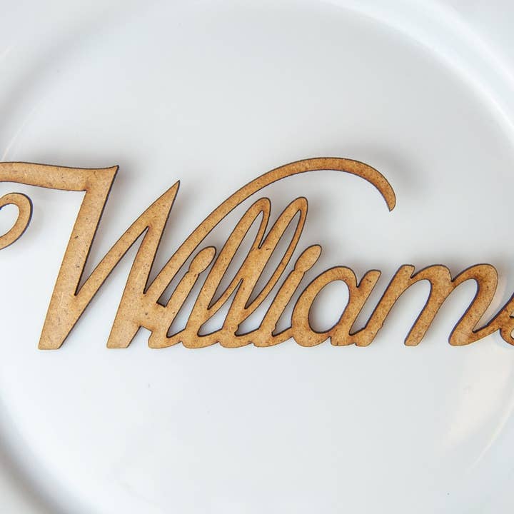 HoneyTheWood – Marcadores de lugar por atacado – Corte a Laser de Madeira Nomes Local de Casamento Cartões Nome Local1