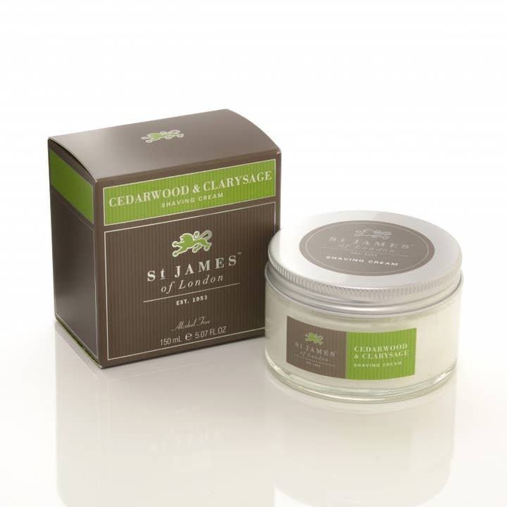 C&C Shave Cream Jar 150ml for wholesale by St James of London