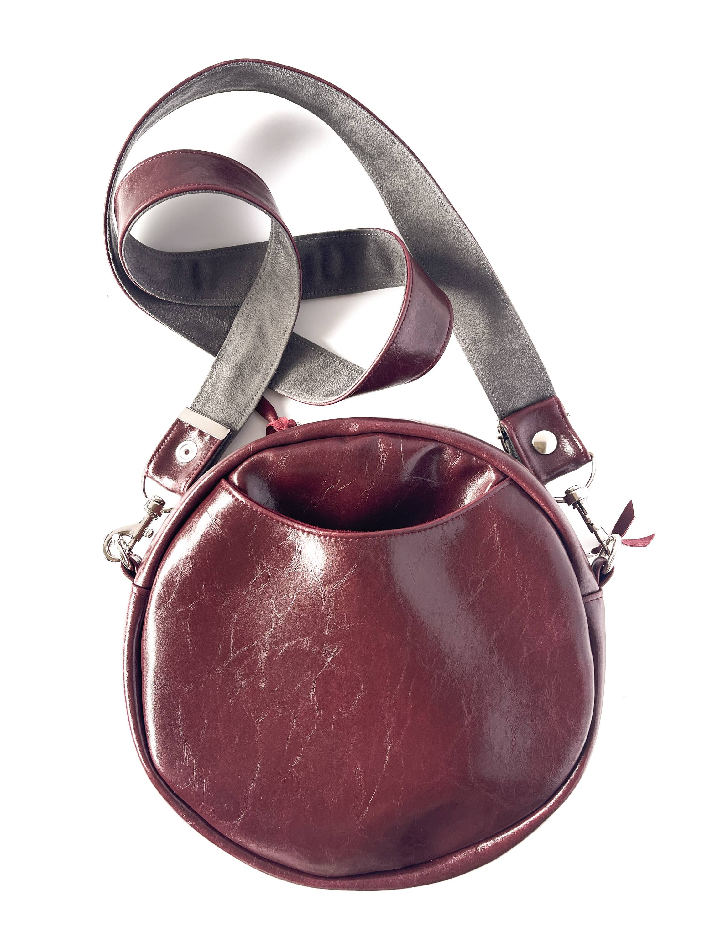 Crystalyn Kae Accessories - Wholesale Crossbody Bag - Women's - Circle Bag - Vintage Fabric round crossbody bag3