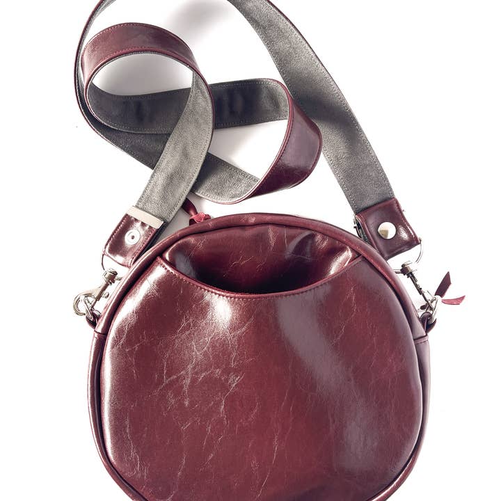 Crystalyn Kae Accessories - Venta al por mayor Bandolera - Mujer - Circle Bag - Bandolera redonda de tela vintage3