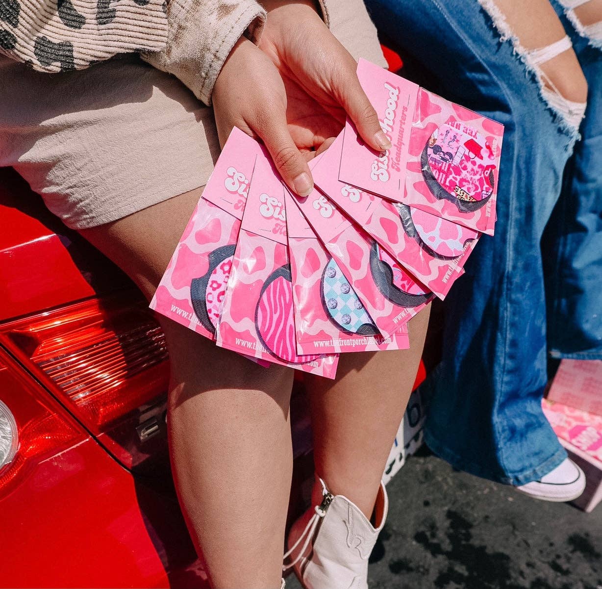 The Front Porch Label - Vendita all'ingrosso Sottobicchiere per auto - Donna - Sottobicchieri Disco Ball Car, confezione da 22