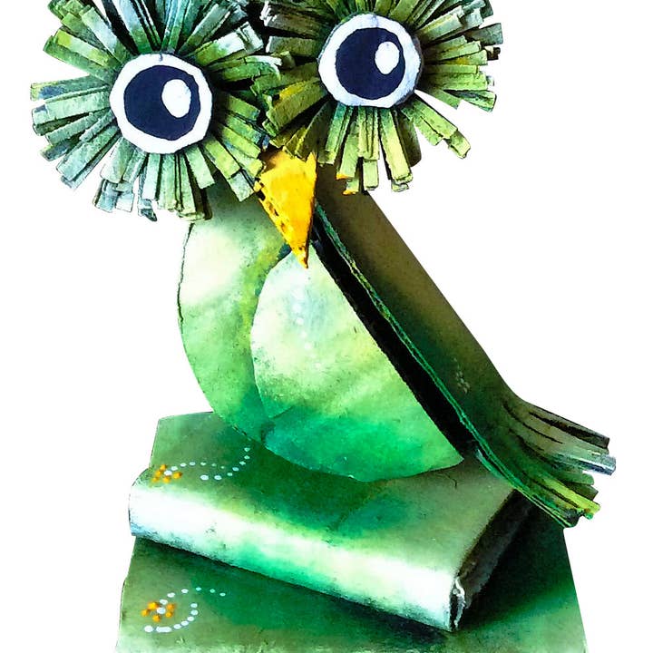 Ciclomanias - Venta al por mayor Escultura - Escultura de búho (mamá y búhos bebés incluidos)11