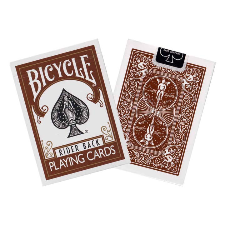 Cardshouse - Wholesale Playing Cards - Bicycle Rider Back Playing Cards (Brown)