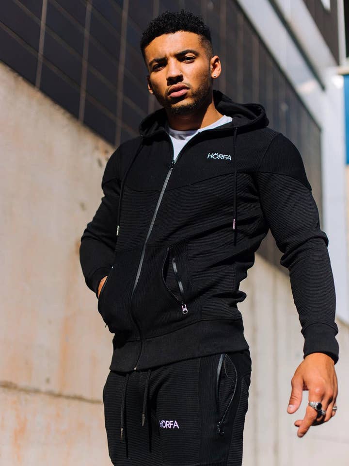 Tracksuit in Black for wholesale by HÖRFA