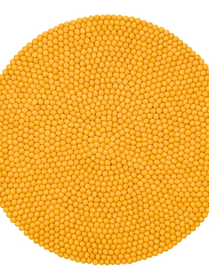 Miljøvenlige runde tæpper af ren uld - legetæppe, børneværelse for engroshandel hos Woollyfelt