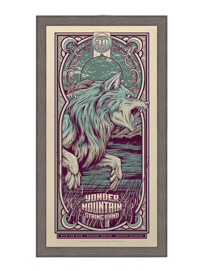 Mont Yonder | Boulder NYE 2015 pour la vente par Half Hazard Press