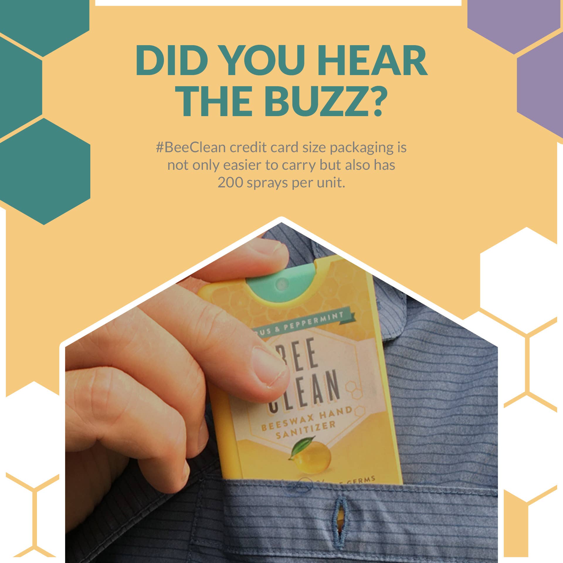 Bee Clean – Engroshandel Hånddesinfektionsmiddel – Bee Clean Organic Bivoks Håndrensemiddel - Mini Taske10