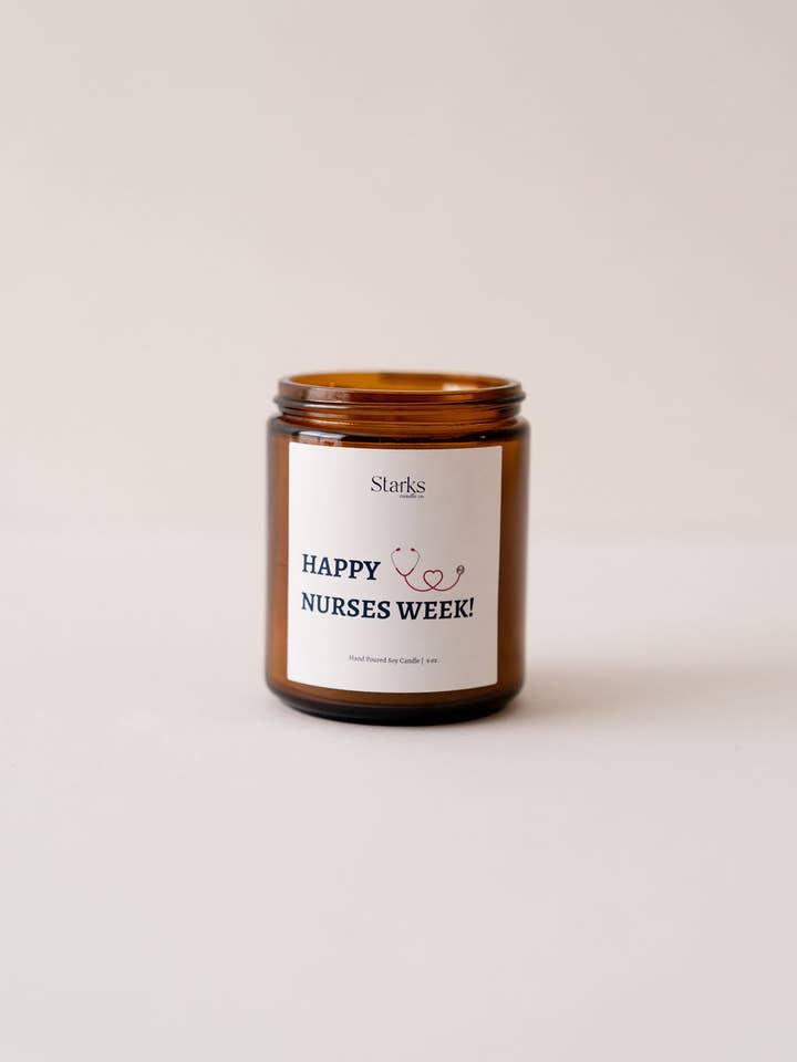 Nurses week candle, gift for Nurses for wholesale by Starks candle co.