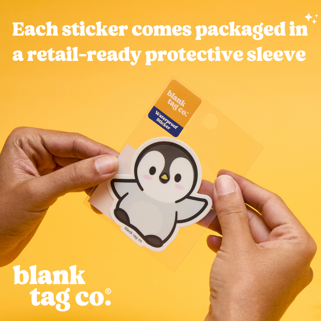 Blank Tag Co. - Waterproof Stickers - Vente Autocollant - Autocollant Étanche Blank Tag Co.® - Poisson Koi2