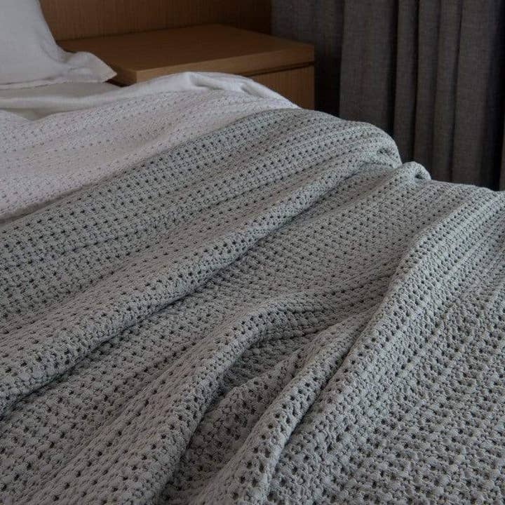 Italian Luxury Group - Wholesale Bedding blanket - Bemboka Waffle Pure Cotton Blankets2