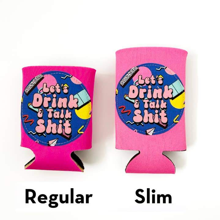 Hip Violet - Wholesale Isolators voor dranken/huggers en koozies - Laten we drinken & onzin praten blikkoeler - Grappige blikkoeler1