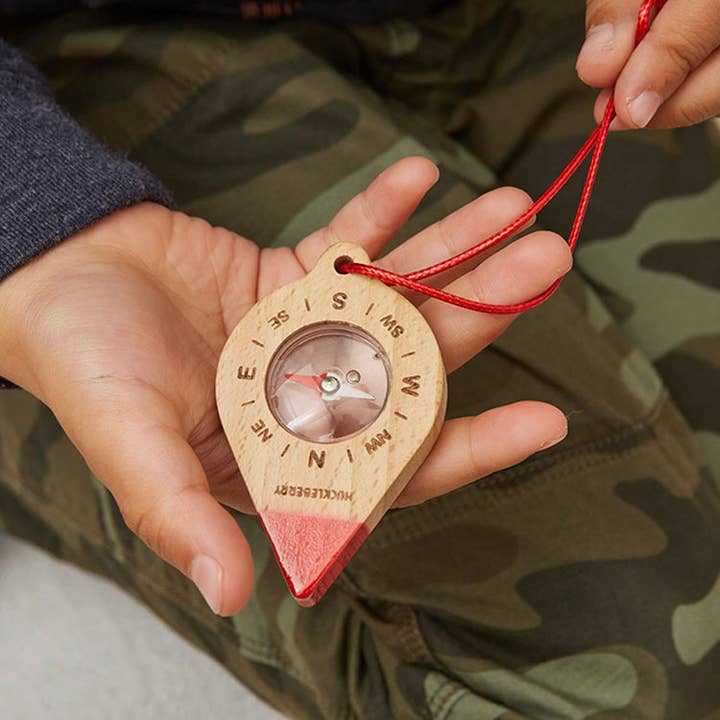Kikkerland Design Inc - Wholesale Navigational Compass - Huckleberry Compass2