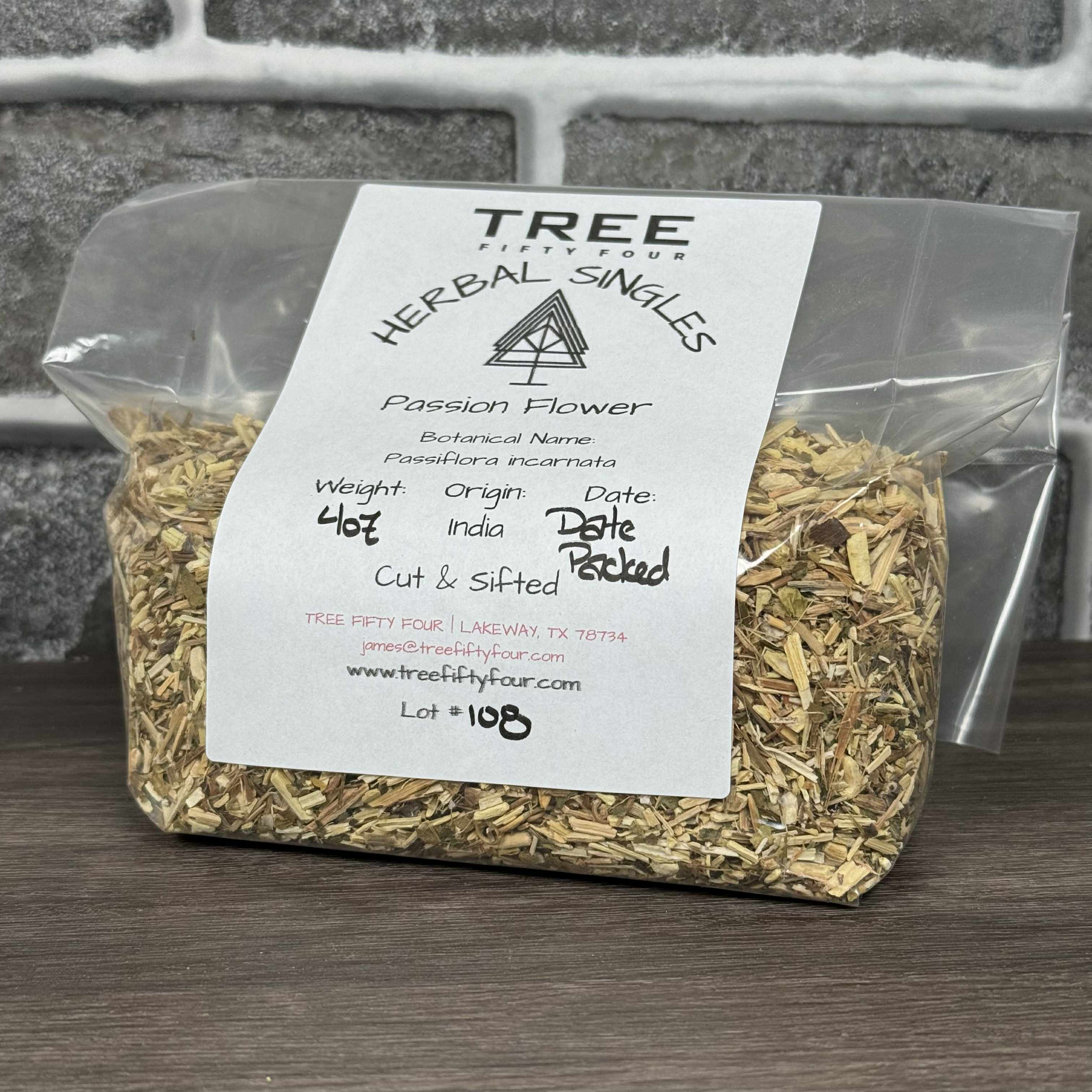 Tree Fifty Four - Wholesale Loose Tea - Passion Flower | 2oz - 1 KG | Bulk Herbs4