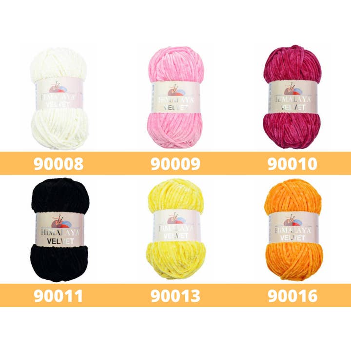 Craftsyarn - Wholesale Yarn - Himalaya Velvet | Velvet Yarn | Plush Yarn | Knitting Yarn