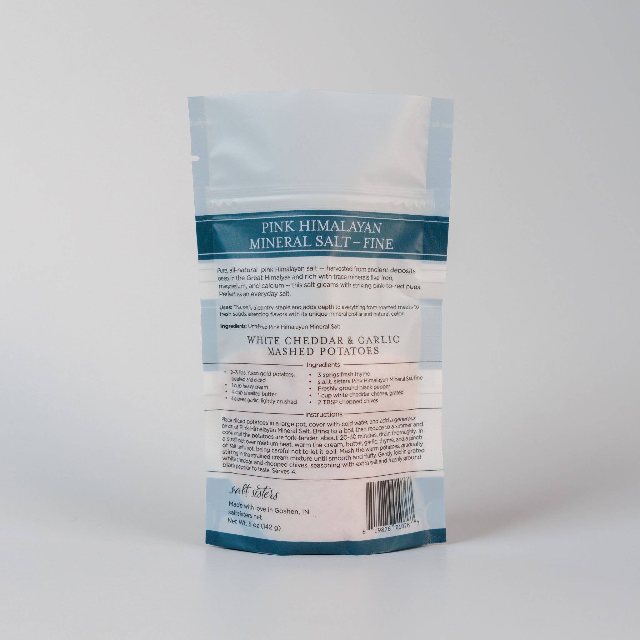 Salt Sisters - Wholesale Salt - All-Natural Mineral Salt - Pink Himalayan - Fine - 5 oz1