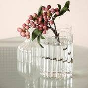 Time Concept - Wholesale Vase - Metropolitan Elegance Ribbed Glass Flower Vase29