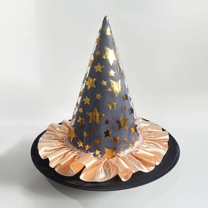 Little Trendy - Wholesale Party Hat/Crown - Halloween Glitter Mesh Witch Hat Party dress hat11