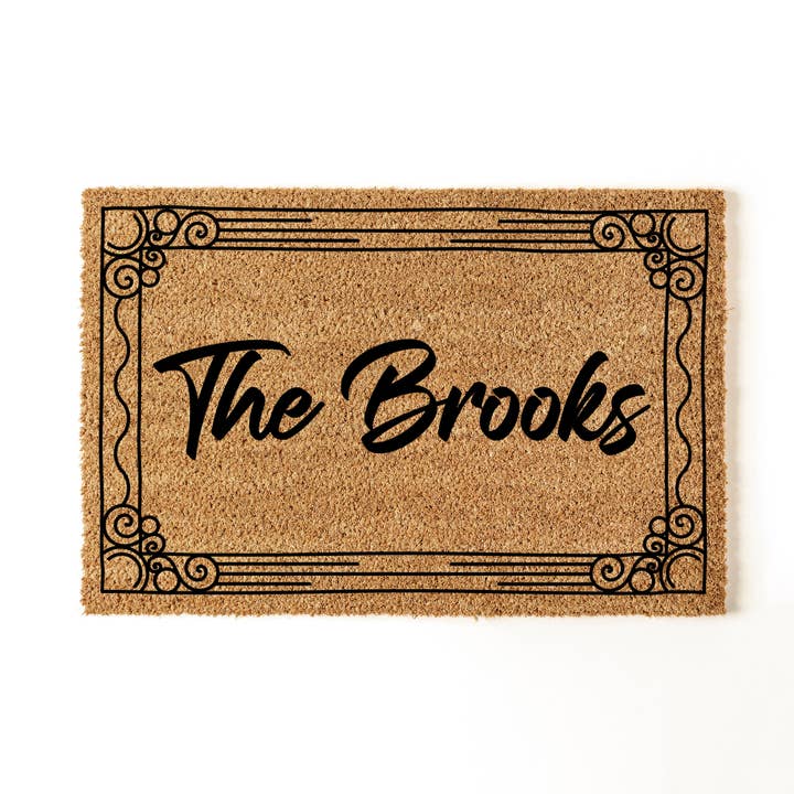 Custom Last Name Doormat, Outdoor Decor, Personalized Gift for wholesale by Aspol Print INC