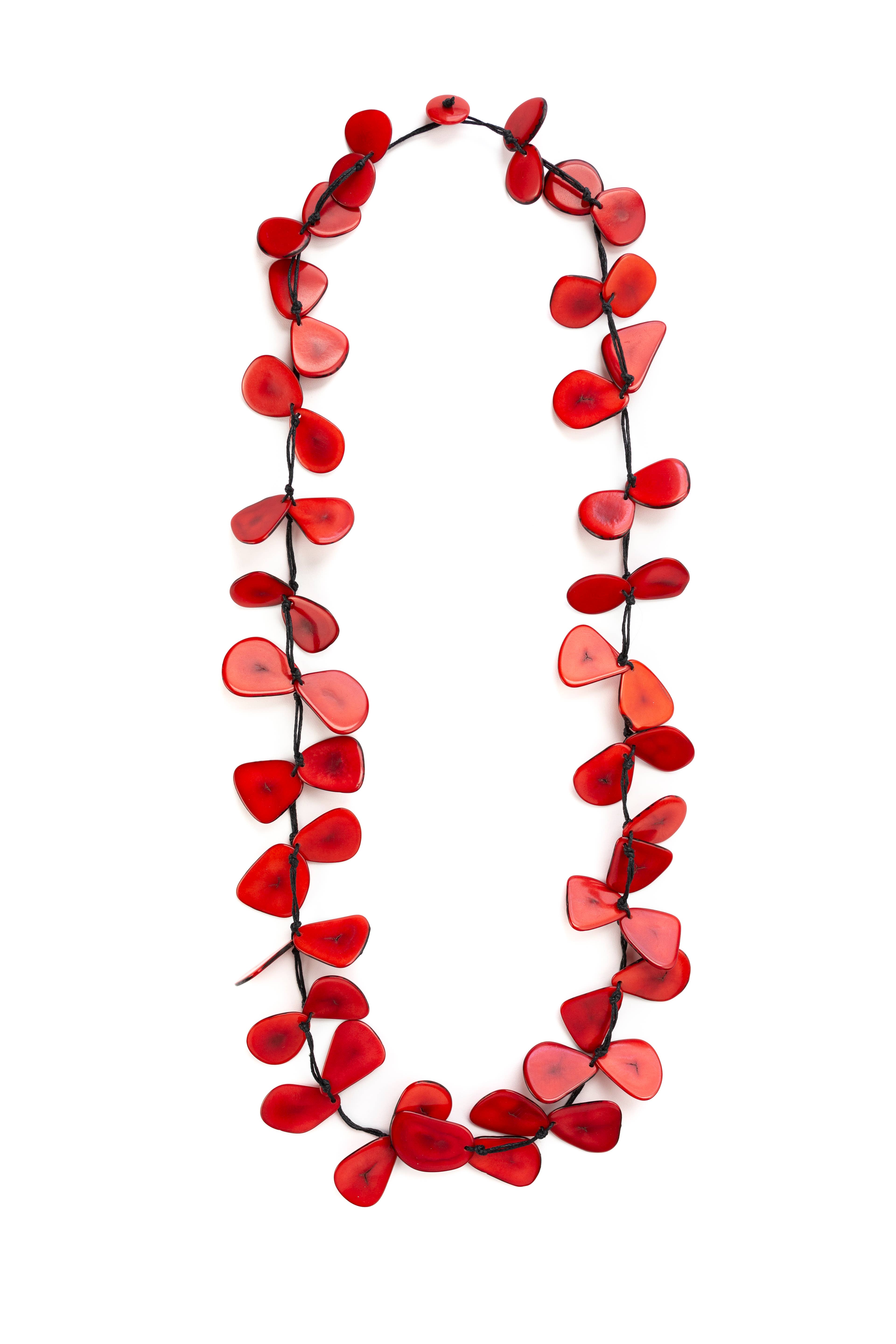 Organic Tagua Jewelry – Engroshandel Perlehalskæde – Tagua halskæde med tynde skiver48