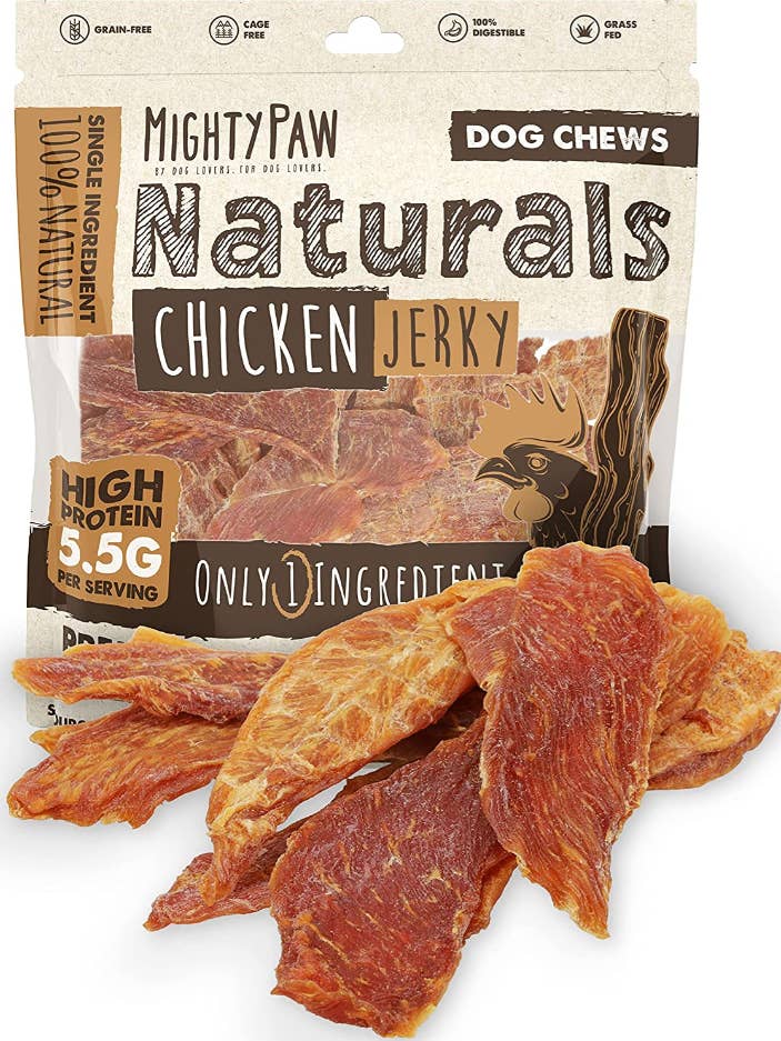 All-Natural Chicken Jerky for wholesale by Mighty Paw