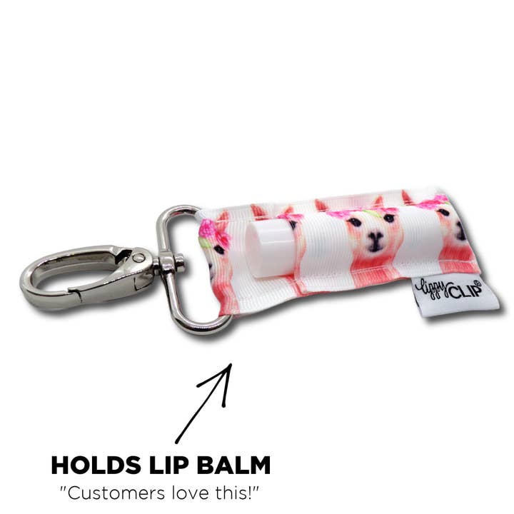 Llama LippyClip® Lip Balm Holder for Chapstick for wholesale by LippyClip Lip Balm Holder
