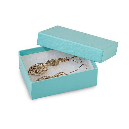 Aqua Blue Jewelry Gift Boxes for wholesale on Faire7