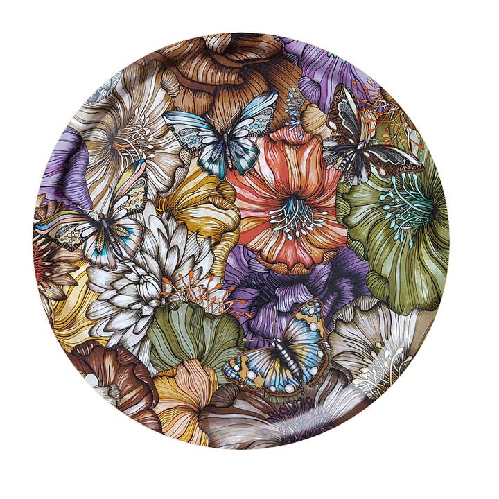 Nadja Wedin design - Vendita all'ingrosso Vassoi decorativi - Vassoio 46 cm Flower Power2