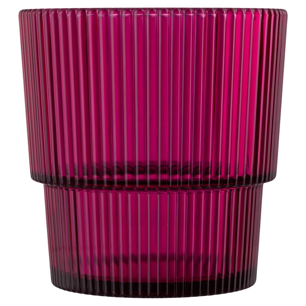 VdE Tivoli 1996 - Wholesale Drinkglas/beker - Enkelvoudig waterglas PS 300 ml met Provence-stijl, set van 3 tinten paars4