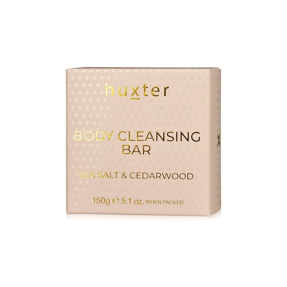 Huxter - Wholesale Bar Soap - Body Cleansing Bar 150gm - Neutral - Sea Salt & Cedarwood