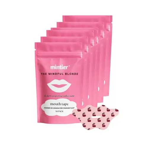 Mintier - Wholesale Sleep/Eye Mask - 🍒 The Mindful Blonde X Mintier Mouth Tape5