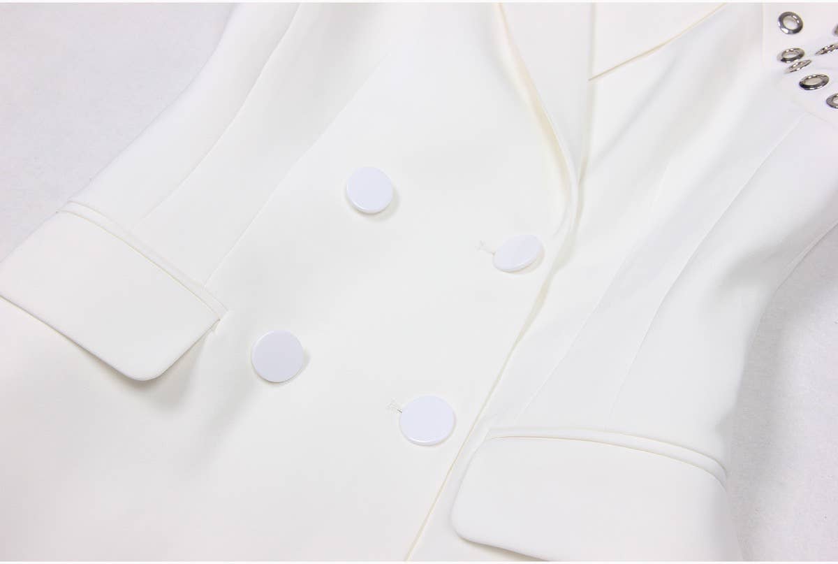 Productseeker – wholesale Klänning - Dam – DR641Y Handstansad ärmlös figursydd kostymklänning för kvinnor9