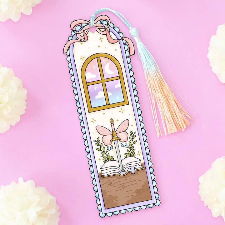 Marque-page en acrylique fantastique, marchandise coquette pour les amateurs de livres, librairie pour la vente par Momenti di Vita