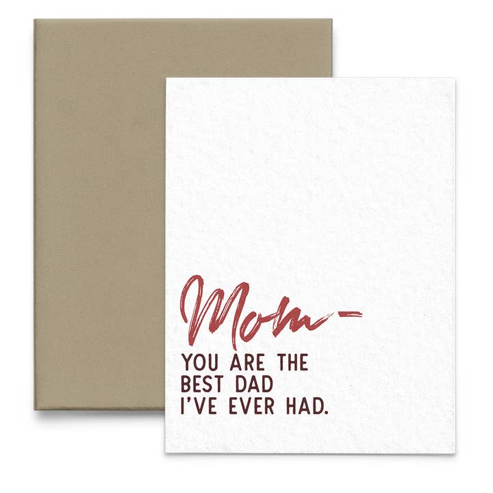 Mamma, Du är den bästa pappa jag någonsin haft fars dagskort för wholesale av Lucky Dog Design Co.